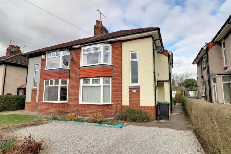 The three-bedroom semi-detached home on Franklyn Avenue, Crewe (Nub News).