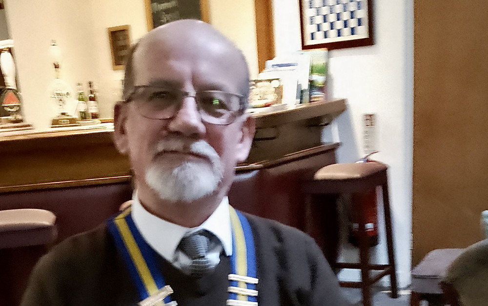 New Ashby Royal British Legion Branch President Kelvin John Young. Photos: Supplied by Ashby RBL