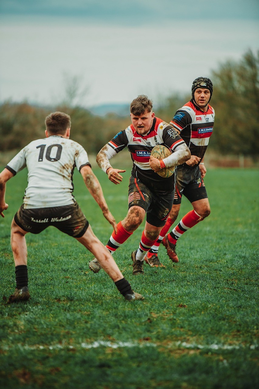 Frome RFC seconds in action, Photos by Nick Perry Photography