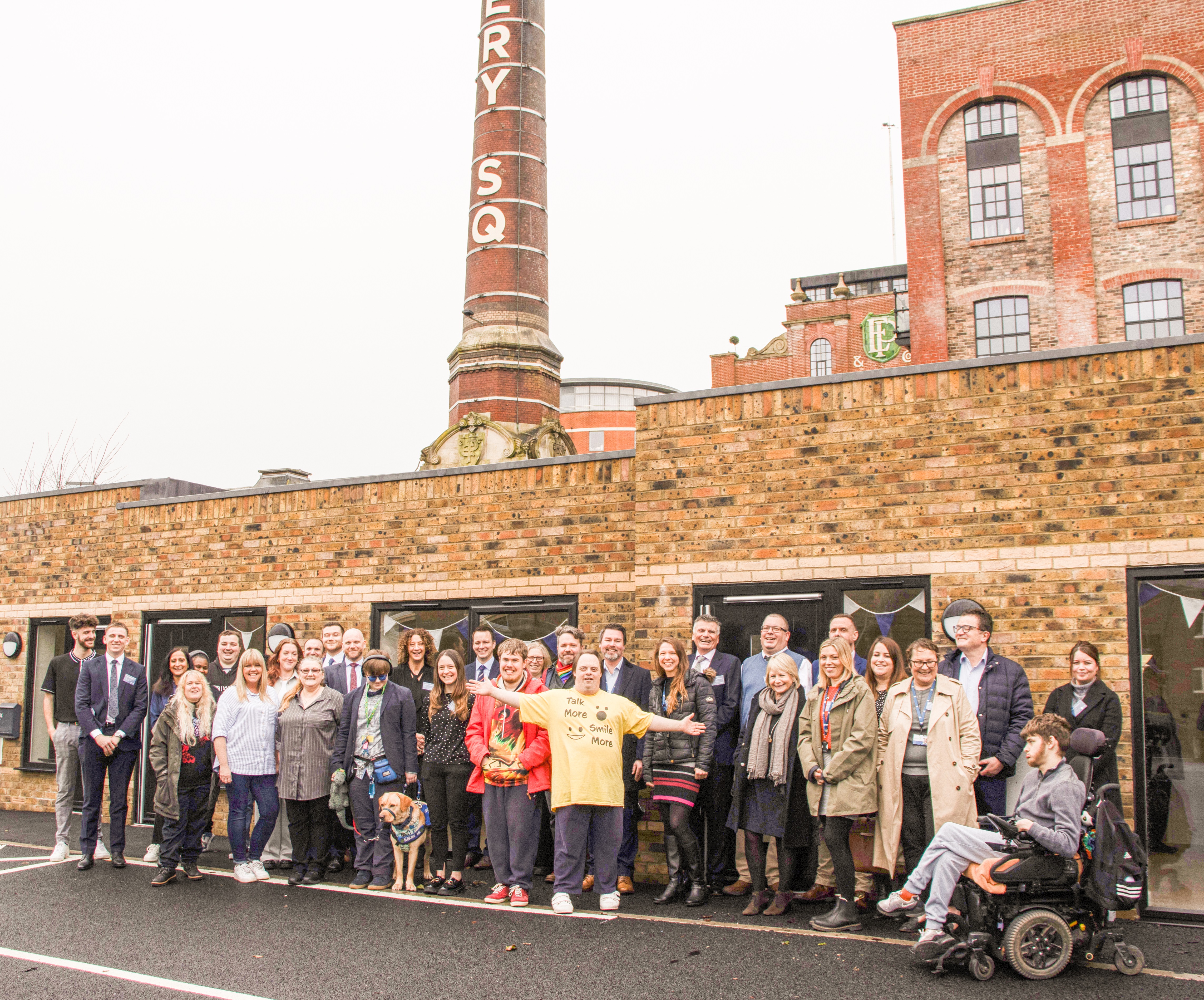 Guests at the Elizabeth Court official opening 