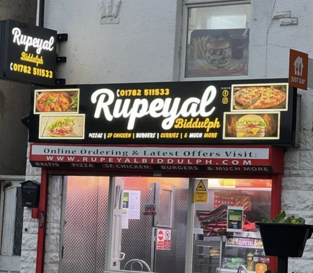 Rupeyal, on Congleton Road in Biddulph, was last inspected on 27 February 2024 (Rupeyal).