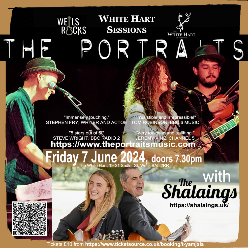 The Portraits and the Shalaings live at the White Hart, Wells