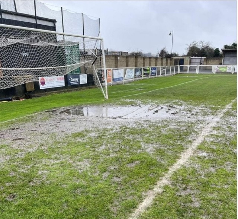 The pitch at Chadfields. 