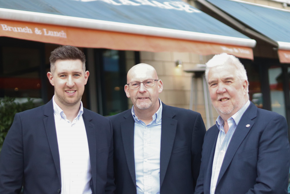 From left - Sam Tyrer, Jon Sanders and Martin Tyrer of UK Asset Solutions (image supplied)