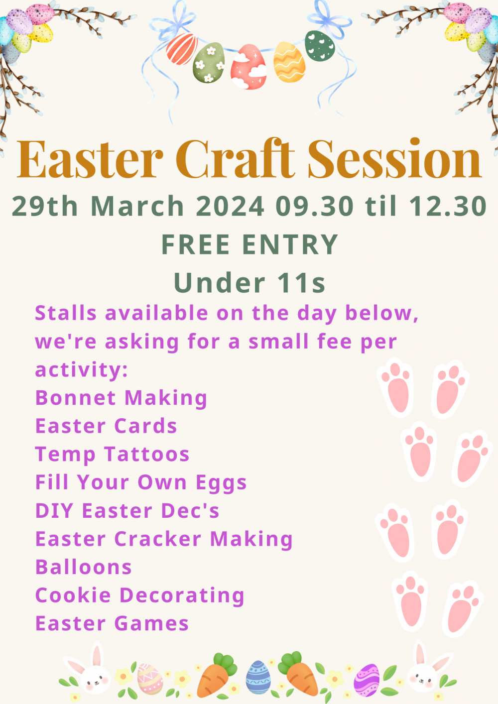 Easter craft day