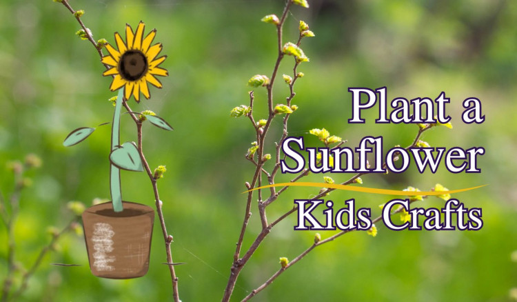 Kids Sunflower Craft Activity 