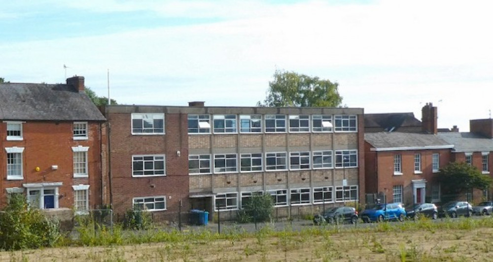 Priory Block is vacant following the move of King's High School across town (image via planning application)