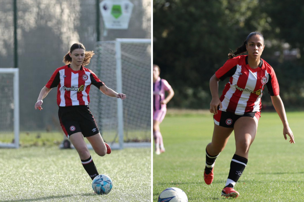 Brentford Womens teammates, Regan Graver and Nour Aboul Kheir, spoke to Nub News about their upcoming game at the Gtech Community Stadium (credit: Louis Dailey).