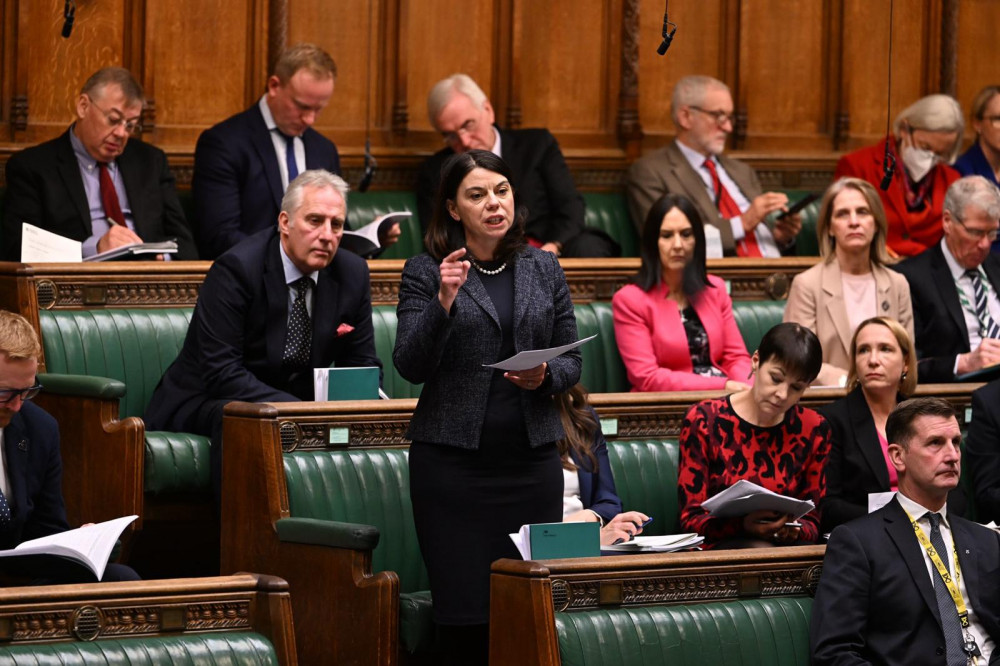 Richmond Park MP Sarah Olney calls for Thames Water to be put into Special Administration ahead of Parliament debate. (Photo Credit: Sarah Olney MP).
