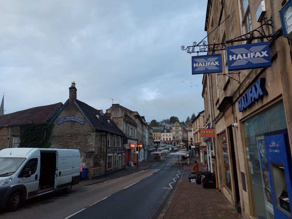The Halifax in Frome on the bridge, file photo, image Frome Nub News