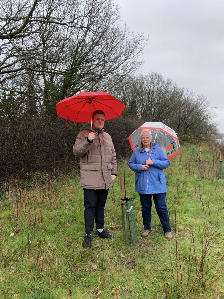  Cllrs Yvonne Child and George Jeffery. 