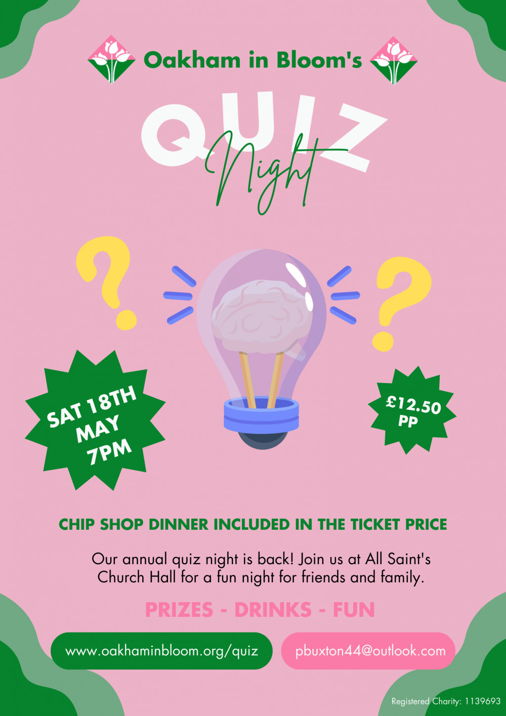 Oakham in Bloom's Quiz Night