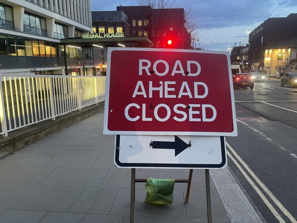 Roadworks, closures and travel updates in Twickenham this week. (Photo Credit: Heather Nicholls). 