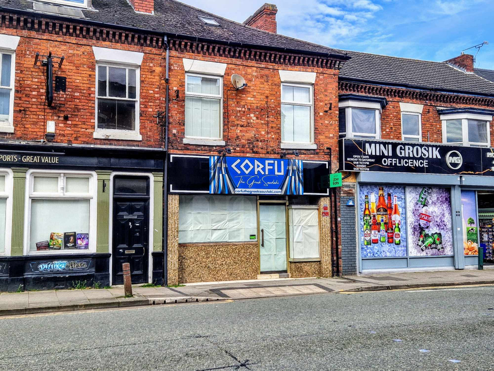 Corfu The Greek Souvlaki, Nantwich Road, closed for good on Saturday 16 March, after three and a half years in business (Ryan Parker).