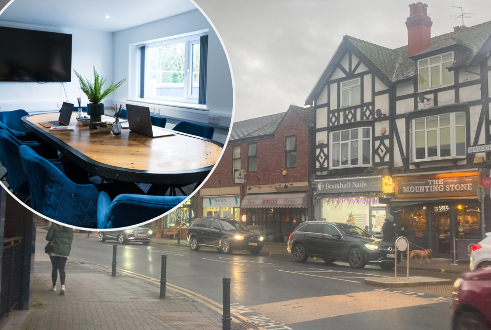 New office space has opened at Flynn House in Bramhall village centre (Images - top right: HopPR / main: Alasdair Perry)