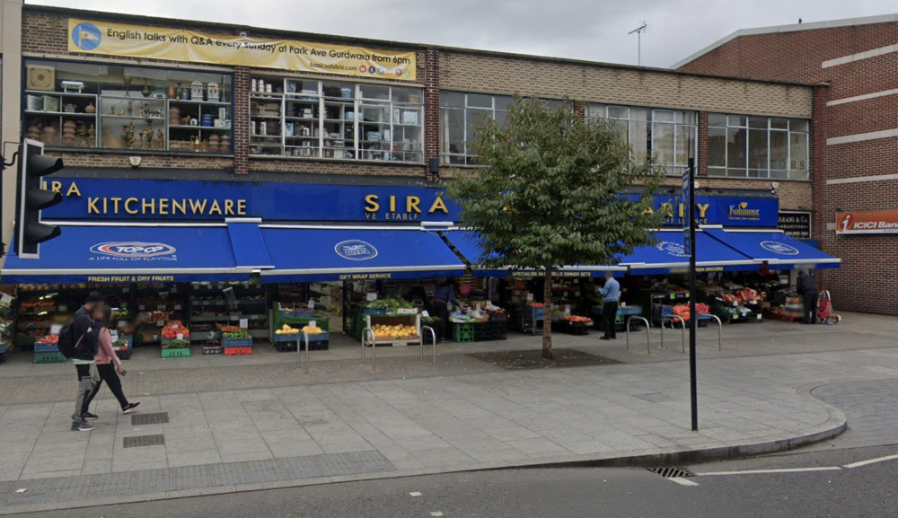 Sira Cash & Carry in Southall has never received a food hygiene rating higher than two which means necessary improvement (credit: Google maps).