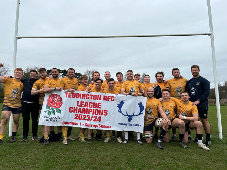 Teddington win league with 2 games to spare (Photo: Teddington RFC)