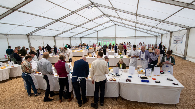 The judging of the British Cheese Awards will take place at the Bath & West Showground on Friday. Credit: Andrew Gorman