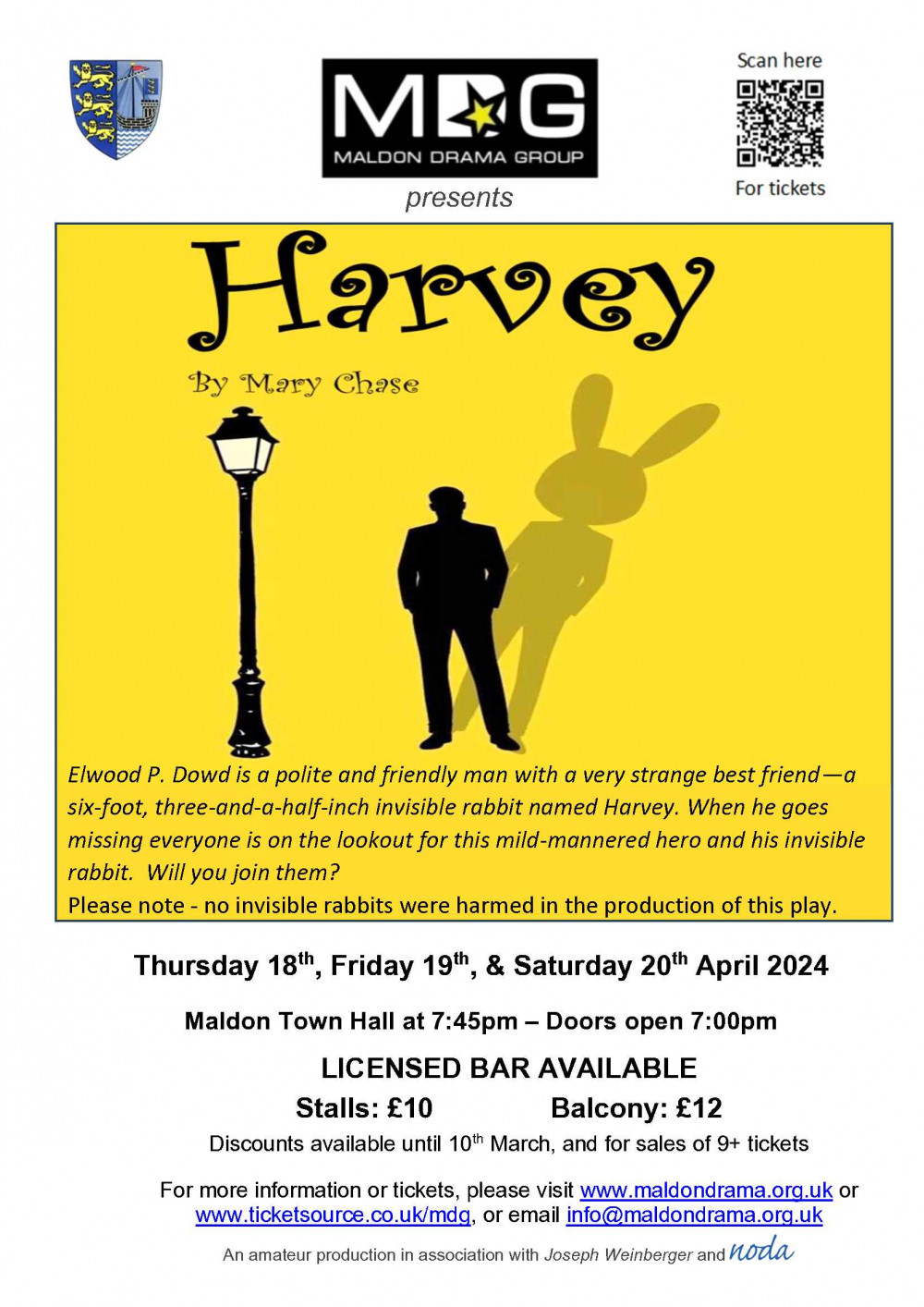 Maldon Drama Group present ‘Harvey’