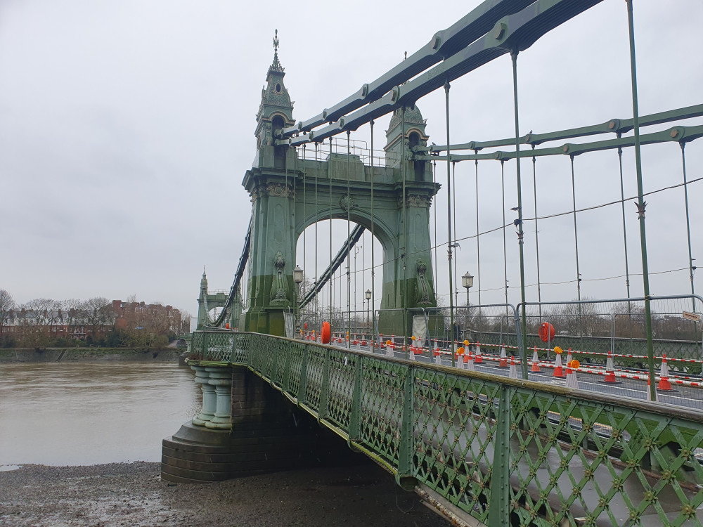 MP calls for Hammersmith Bridge to be reopened to motor vehicles (credit: LDRS).