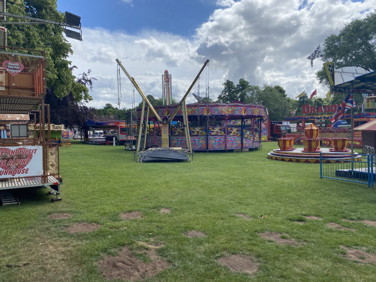 Kenilworth Carnival's funfair will be moving to the other side of Abbey Fields (image by James Smith)