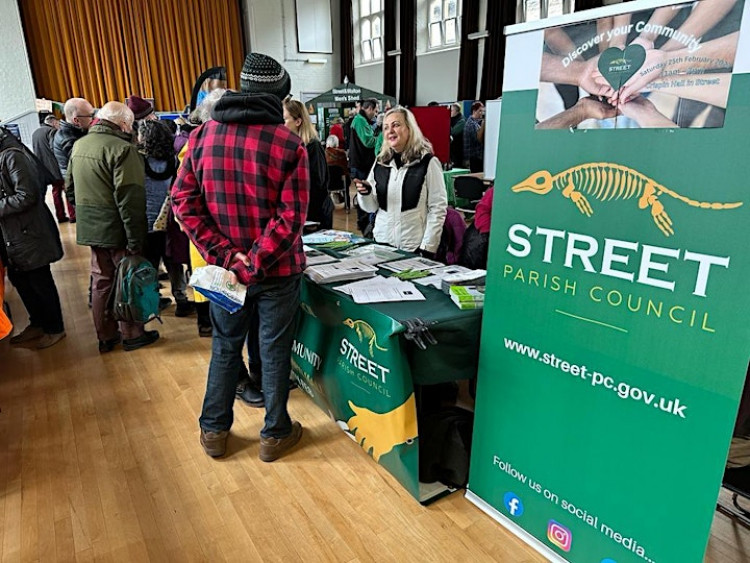 Street Parish Council Health and Wellbeing Event at Crispin Hall. Credit: Streeet Parish Council