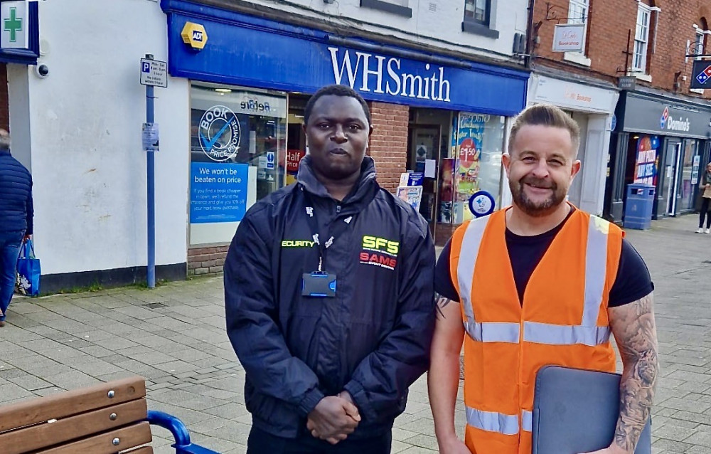Sam and Simon will be on hand in Ashby town centre. Photos: Ashby BID
