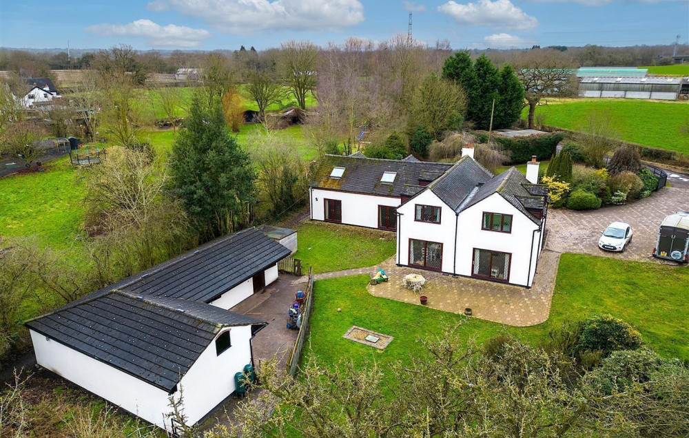 A charming five bedroom detached cottage boasting approximately 3.5 acres along with its own stables.   (Photo: Stephenson Browne)