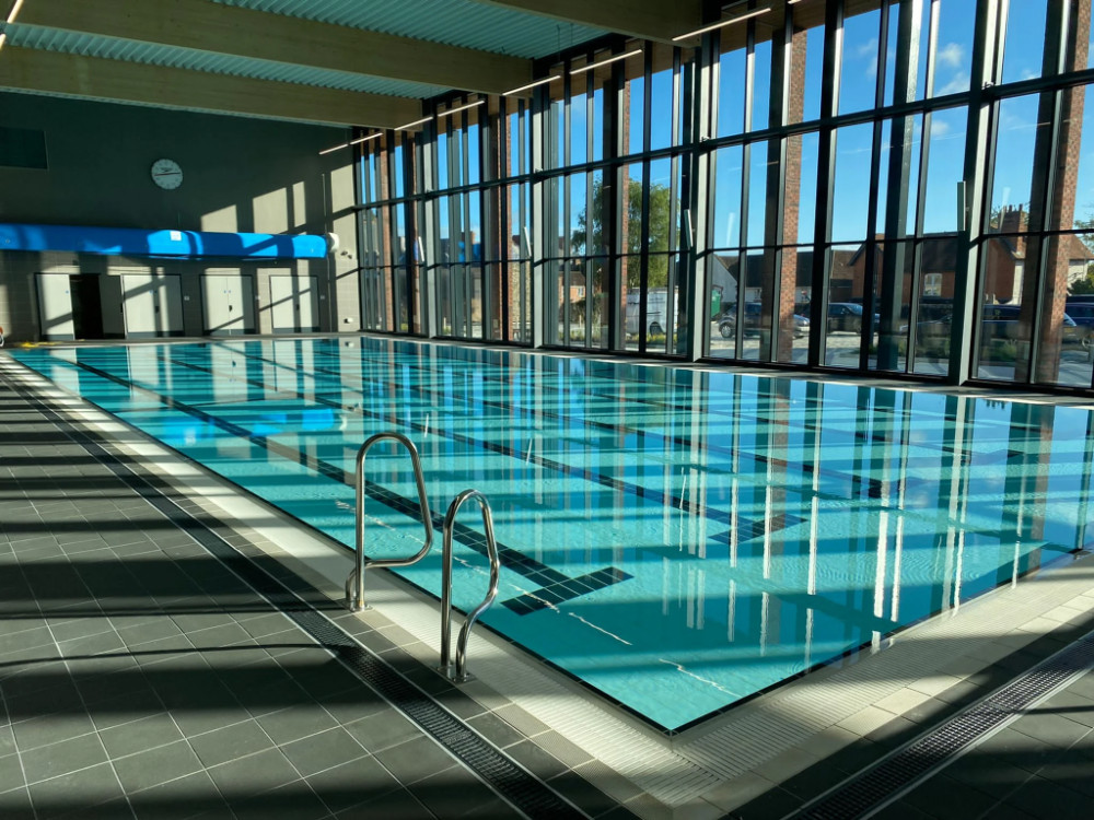 Chard swimming pool, image Somerset Council 