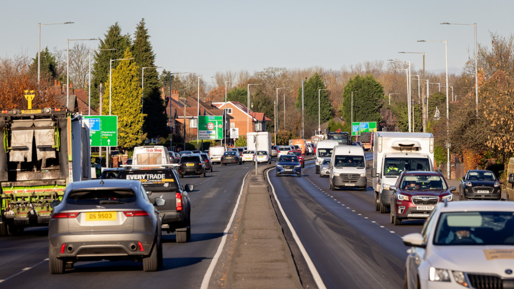 Major changes are planned for the A34, in a bid to improve the road network (Image - Guy Opperman / Stockport Council)