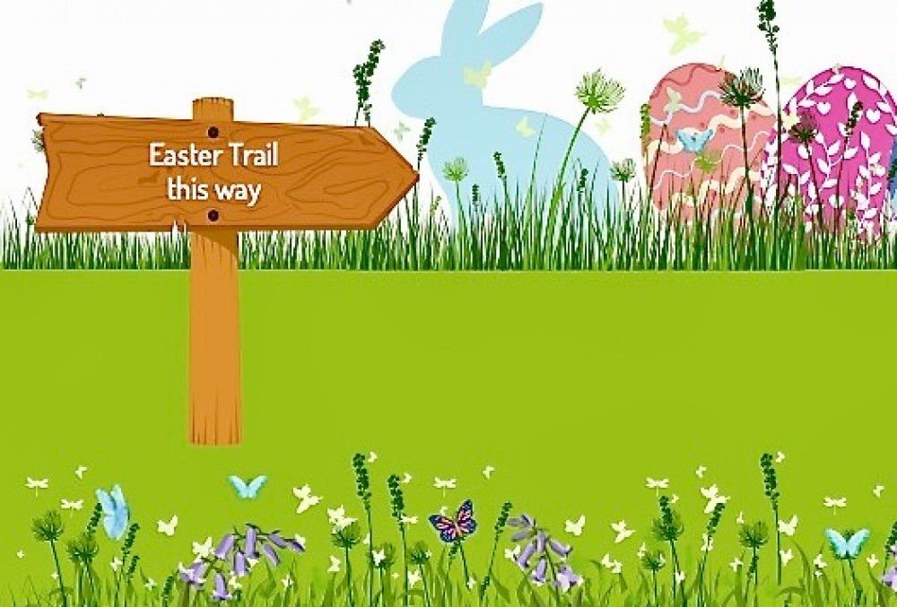 The free Easter Trail is at St. Peter’s Wood in Hartshorne near Ashby de la Zouch. Images: Supplied