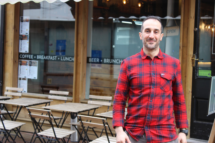 Adonis Norouznia of Nomas Gastrobar, the Macclesfield resident opened his business in April 2021. (Image - Macclesfield Nub News)