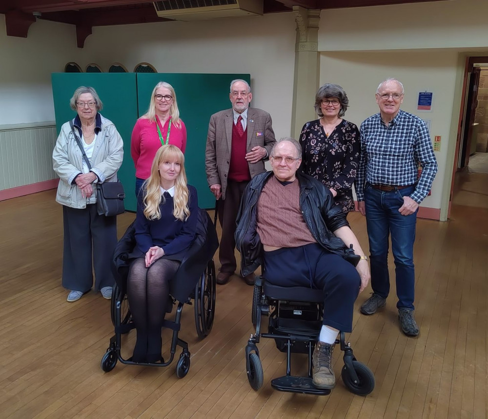 The Equal Access Group, led by Deborah Lawson. Image credit: Congleton Town Council. 