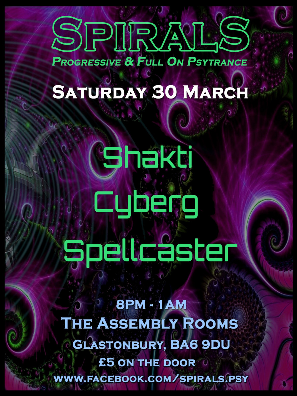 Spirals Psy Trance party