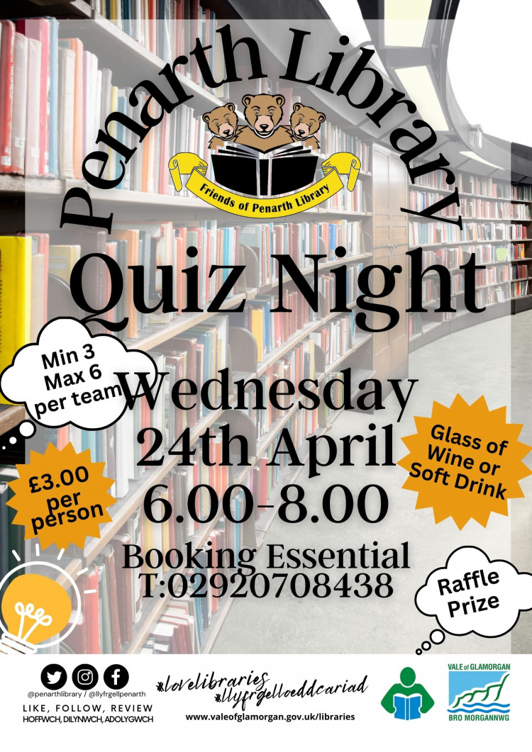 Friends of Penarth Library Quiz