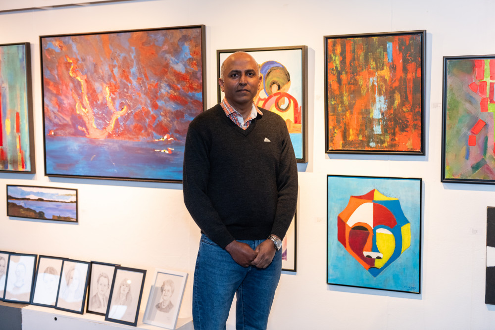 Vinod Marar's, ‘World Through My Eyes’, is his first-ever solo exhibition (credit: Emily Mudie).