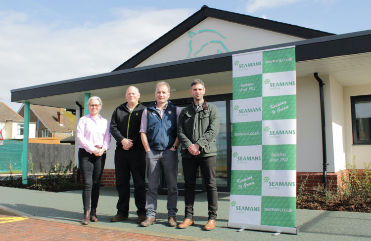 (L – R) Alison Wilkins - Business/Practice Manager, Dr Joe Steventon - Partner and Veterinary Surgeon, Ben Ryder-Davies - Partner and Equine Veterinary Surgeon, James Purnell - Seamans Senior Contracts Manager