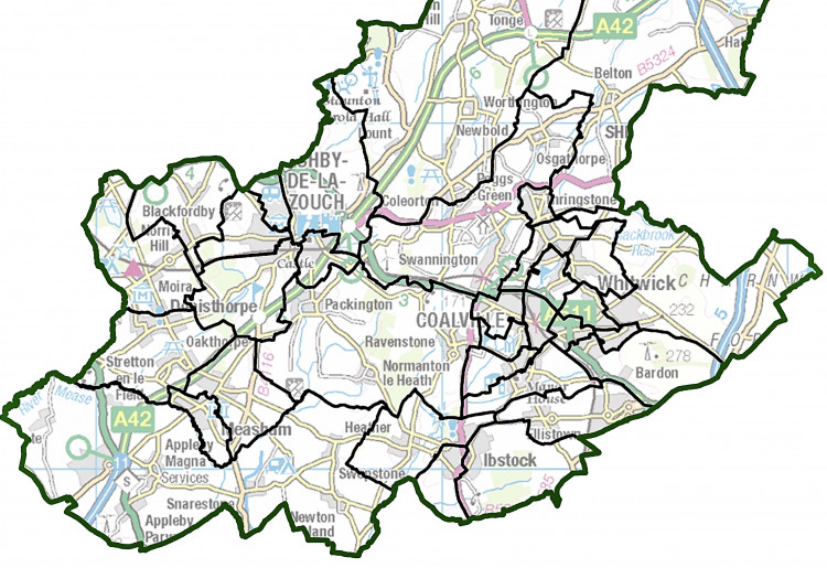 The consultation will give the Commission a guide as to how to redraw ward council boundaries in North West Leicestershire. Image: North West Leicestershire District Council