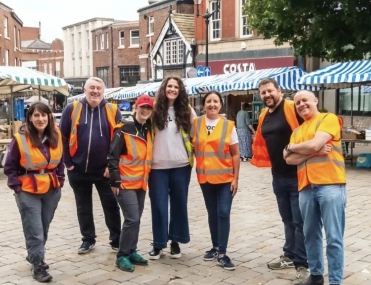 Volunteers at The Treacle Market in Macclesfield. (Image - Macclesfield Nub News)