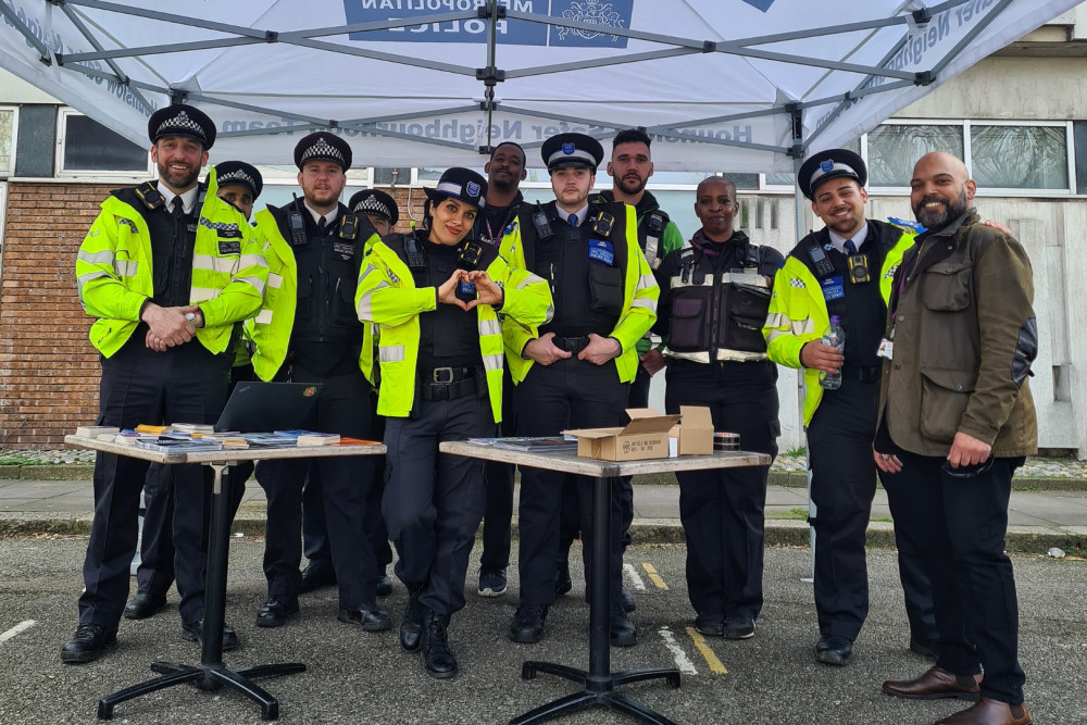 Hounslow Council and Met Police Safer Neighbourhood Team (credit: Hounslow Council).