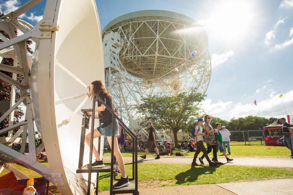 Jodrell Bank in Siddington near Macclesfield. (Image - Cheshire Day) 