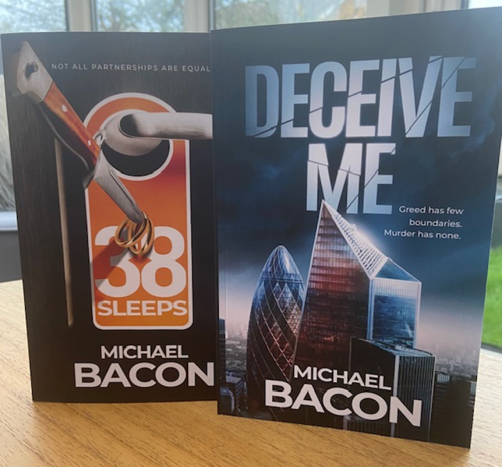 Signed Michael Bacon book given away