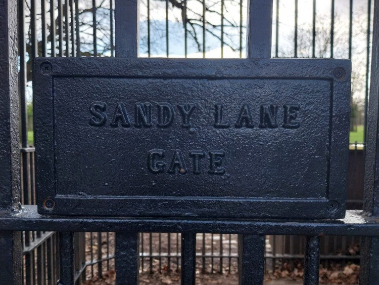 The assault took place near Sandy Lane Gate (Photo: Royal Parks Police via Twitter)
