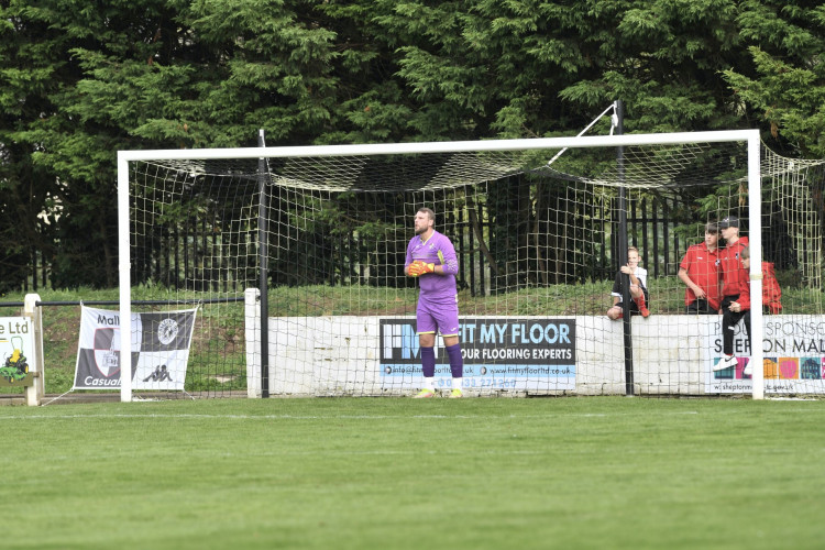 Will Hunter who took over in goal after injury to Sam Jepson. (Photo: Colin Andrews) 