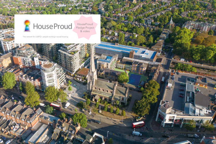 HouseProud was set up in 2014 as the network group for LGBTQ+ people working in social housing (credit: Ealing Council & HouseProud).