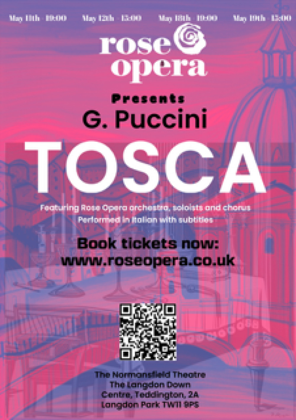 Rose Opera presents Tosca by G. Puccini