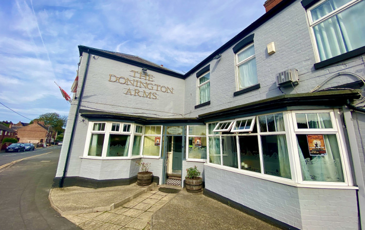 The Donington Arms in Donington le Heath, near Coalville. Photo: Coalville Nub News