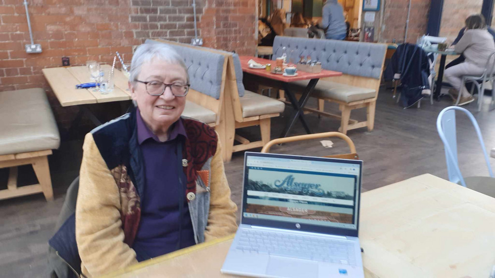 Historian Isobel Watson has launched an information website on Alsager's past. (Photo: Nub News)