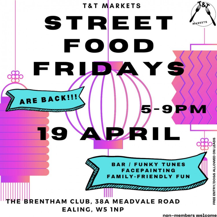 T&T MARKETS present STREET FOOD FRIDAY NIGHT MARKET AT THE BRENTHAM CLUB