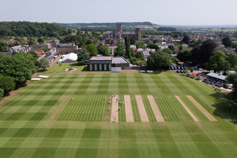 The School’s Estates team take great pride in ensuring the Wells ground is maintained at a high standard